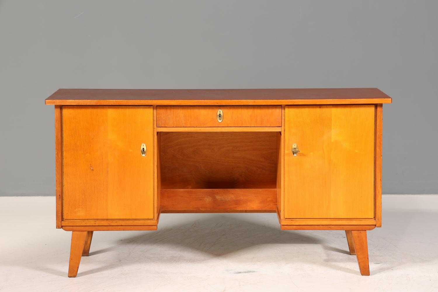 Wunderschöner Mid Century Schreibtisch Danish Design Bürotisch Vintage Office Table