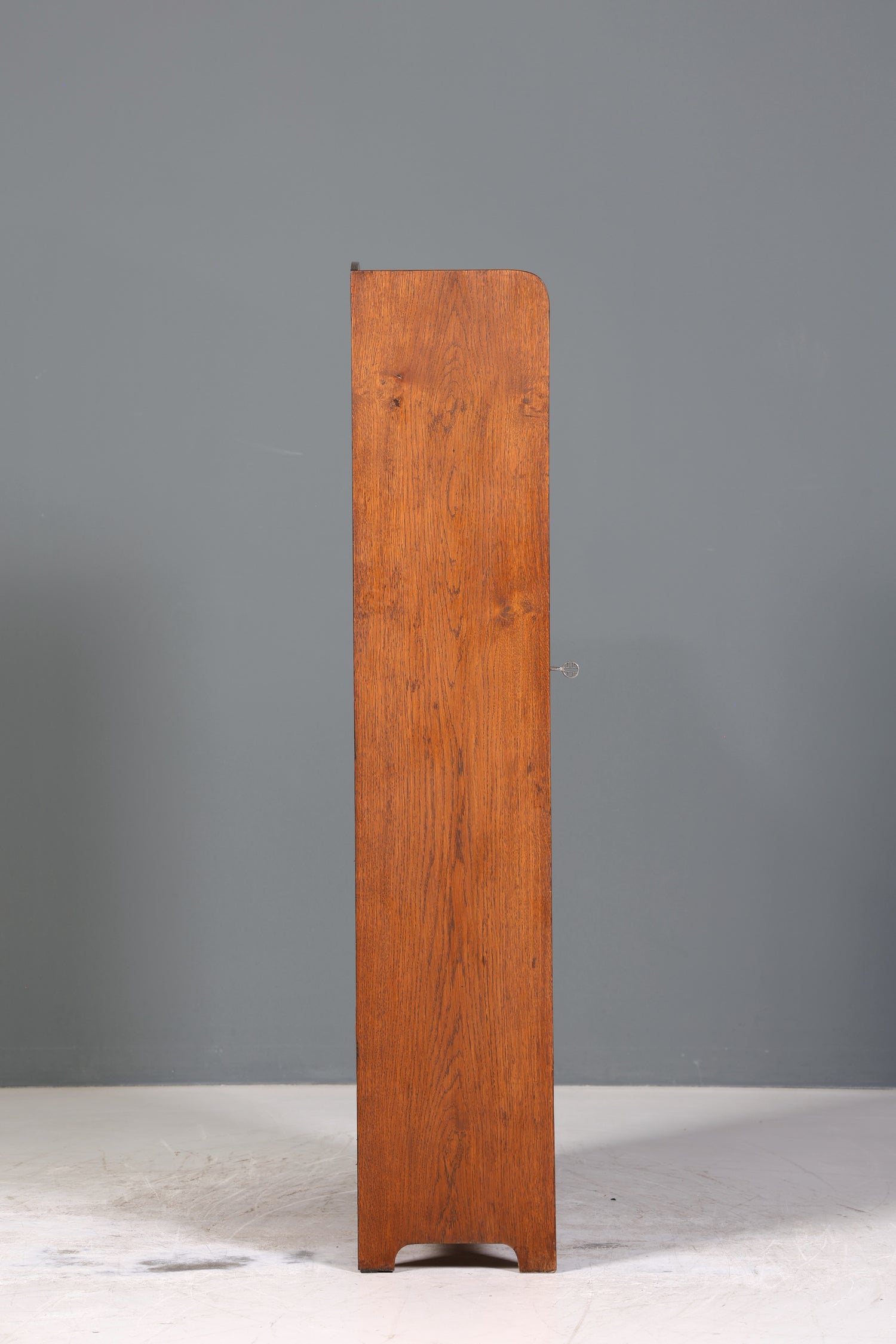 Traumhafte Jugendstil Vitrine Antike Holz Bücherschrank Eiche Antik Schrank Geschirrschrank 2 von 6