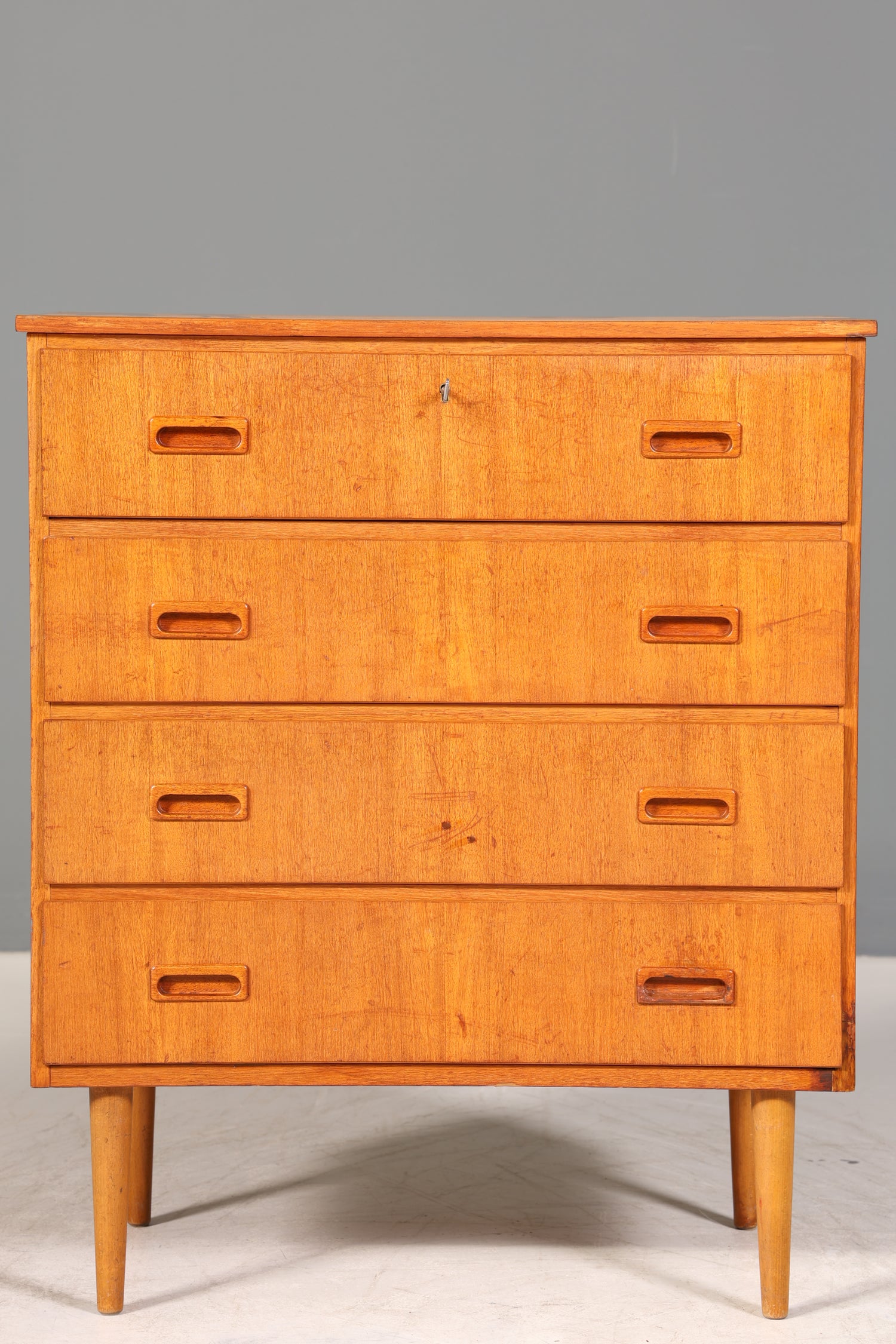 Wunderschöne Mid Century Kommode echt Holz Sideboard Vintage Schubladen Kommode
