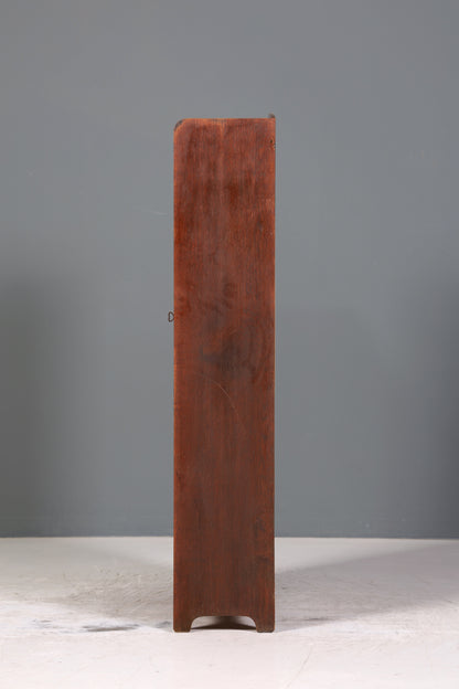 Traumhafte Jugendstil Vitrine Antike Holz Bücherschrank Eiche Antik Schrank Geschirrschrank 3 von 6