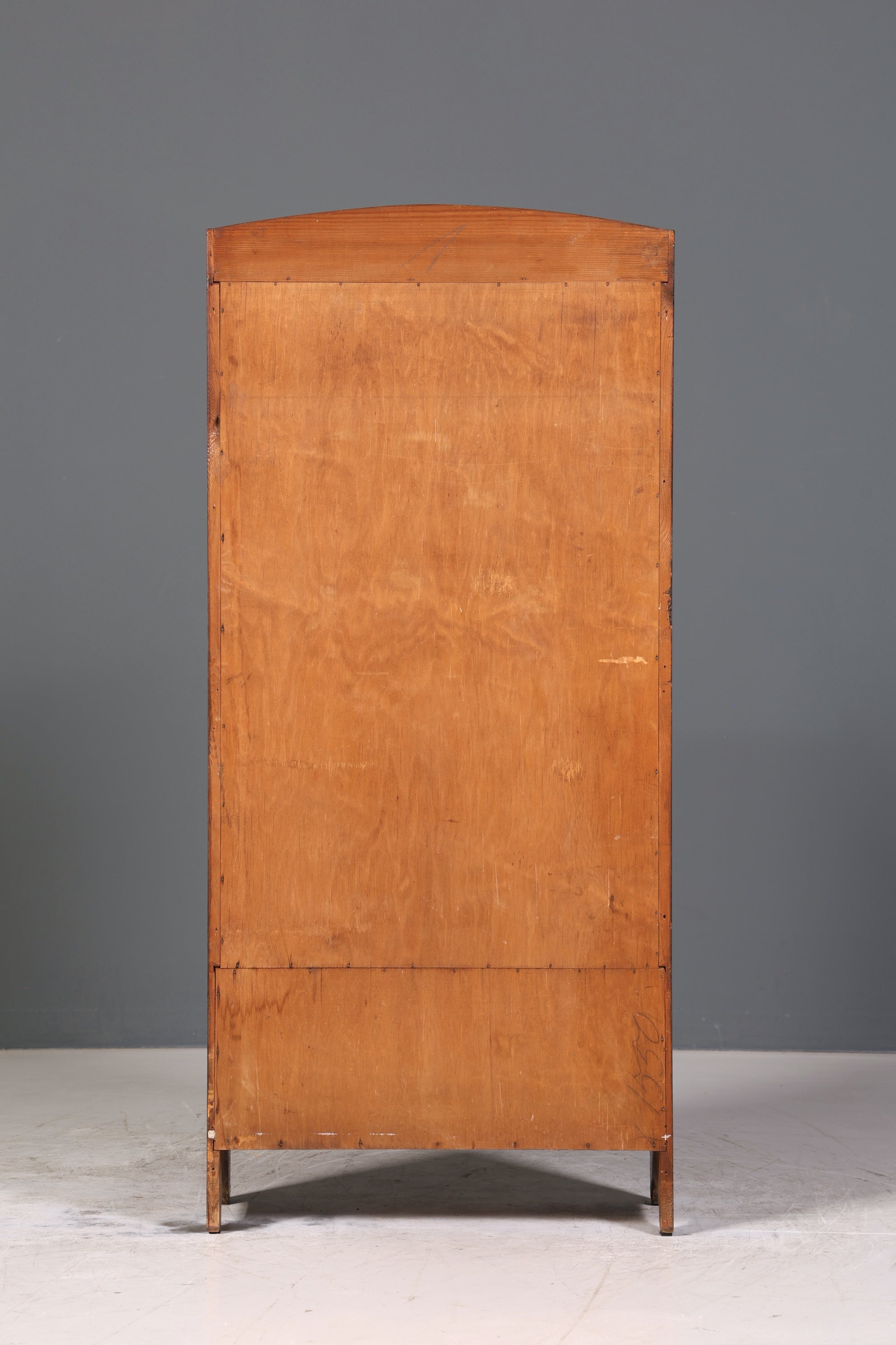 Traumhafte Jugendstil Vitrine Antike Holz Bücherschrank Eiche Antik Schrank Geschirrschrank 3 von 6