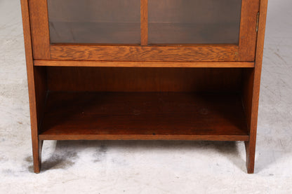 Traumhafte Jugendstil Vitrine Antike Holz Bücherschrank Eiche Antik Schrank Geschirrschrank 3 von 6