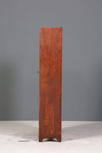 Traumhafte Jugendstil Vitrine Antike Holz Bücherschrank Eiche Antik Schrank Geschirrschrank 4 von 6