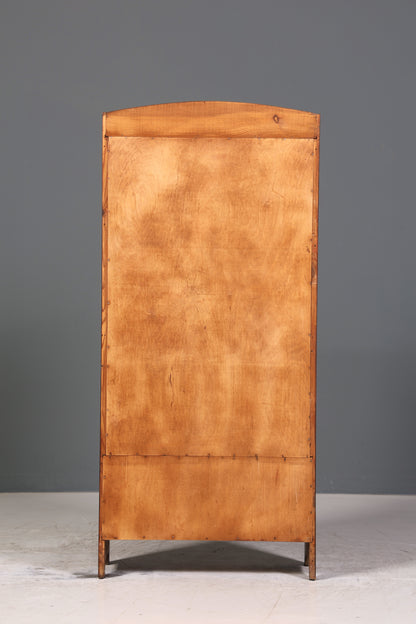 Traumhafte Jugendstil Vitrine Antike Holz Bücherschrank Eiche Antik Schrank Geschirrschrank 4 von 6