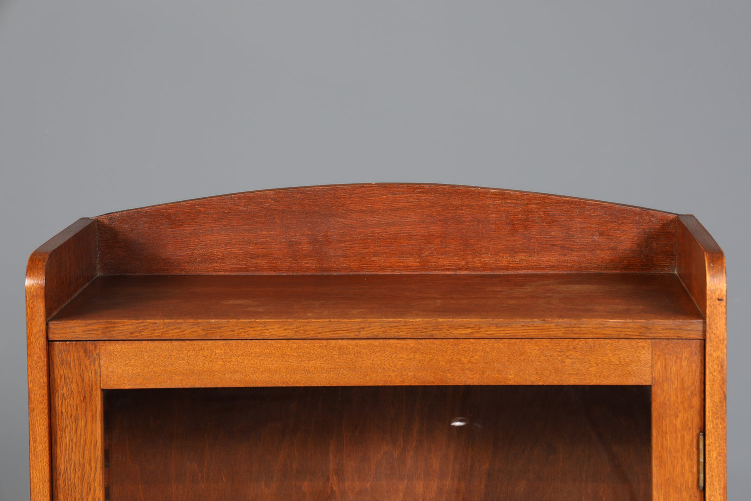 Traumhafte Jugendstil Vitrine Antike Holz Bücherschrank Eiche Antik Schrank Geschirrschrank 4 von 6