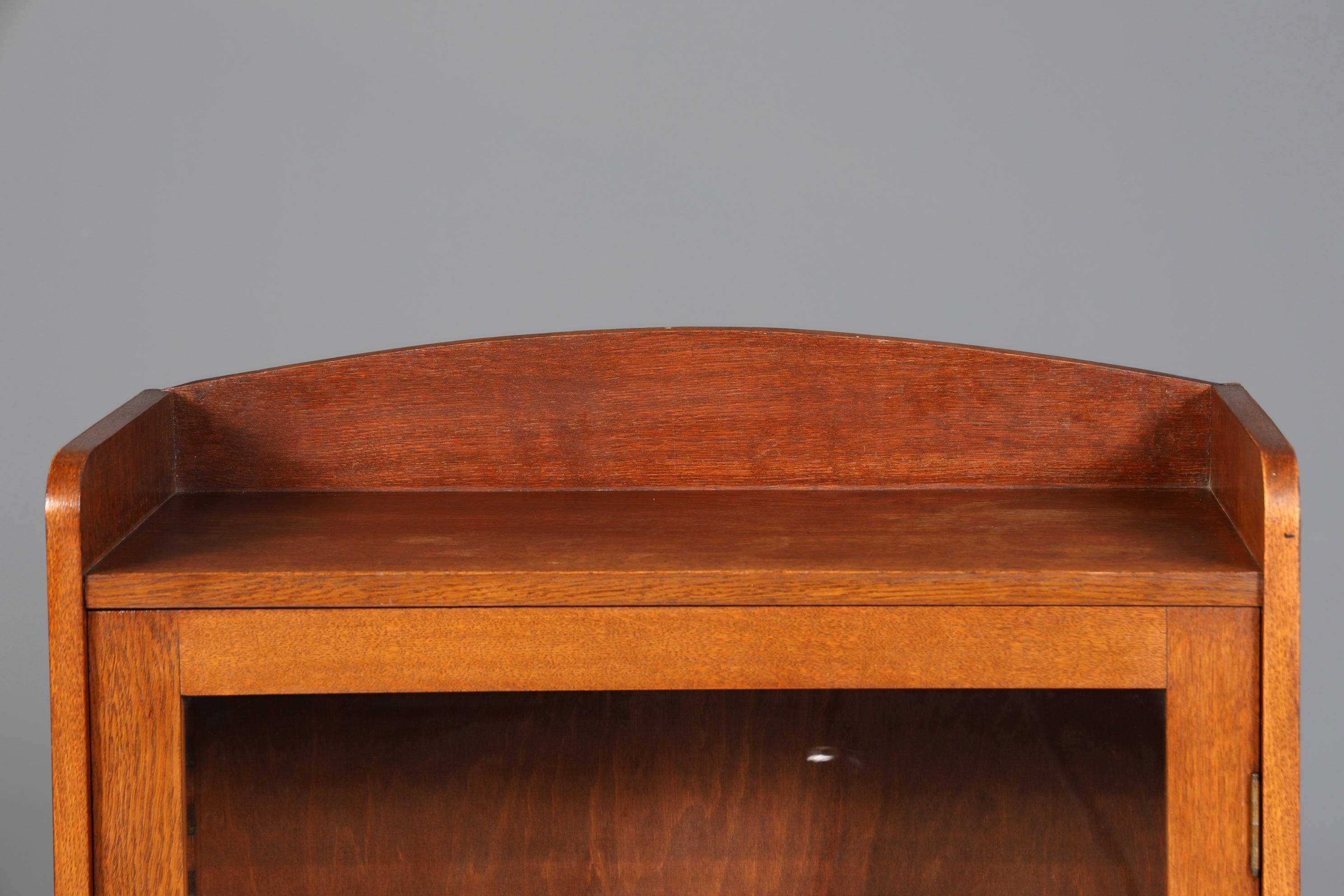 Traumhafte Jugendstil Vitrine Antike Holz Bücherschrank Eiche Antik Schrank Geschirrschrank 4 von 6