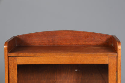 Traumhafte Jugendstil Vitrine Antike Holz Bücherschrank Eiche Antik Schrank Geschirrschrank 4 von 6