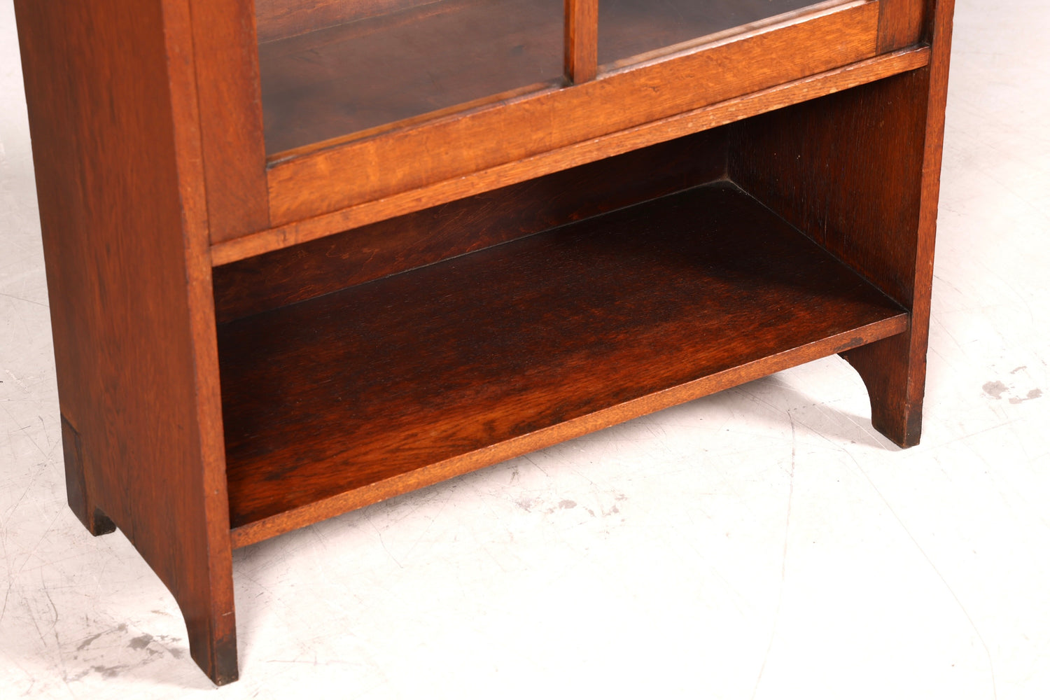 Stilvolle Jugendstil Vitrine Antike Holz Bücherschrank Eiche Antik Schrank Geschirrschrank