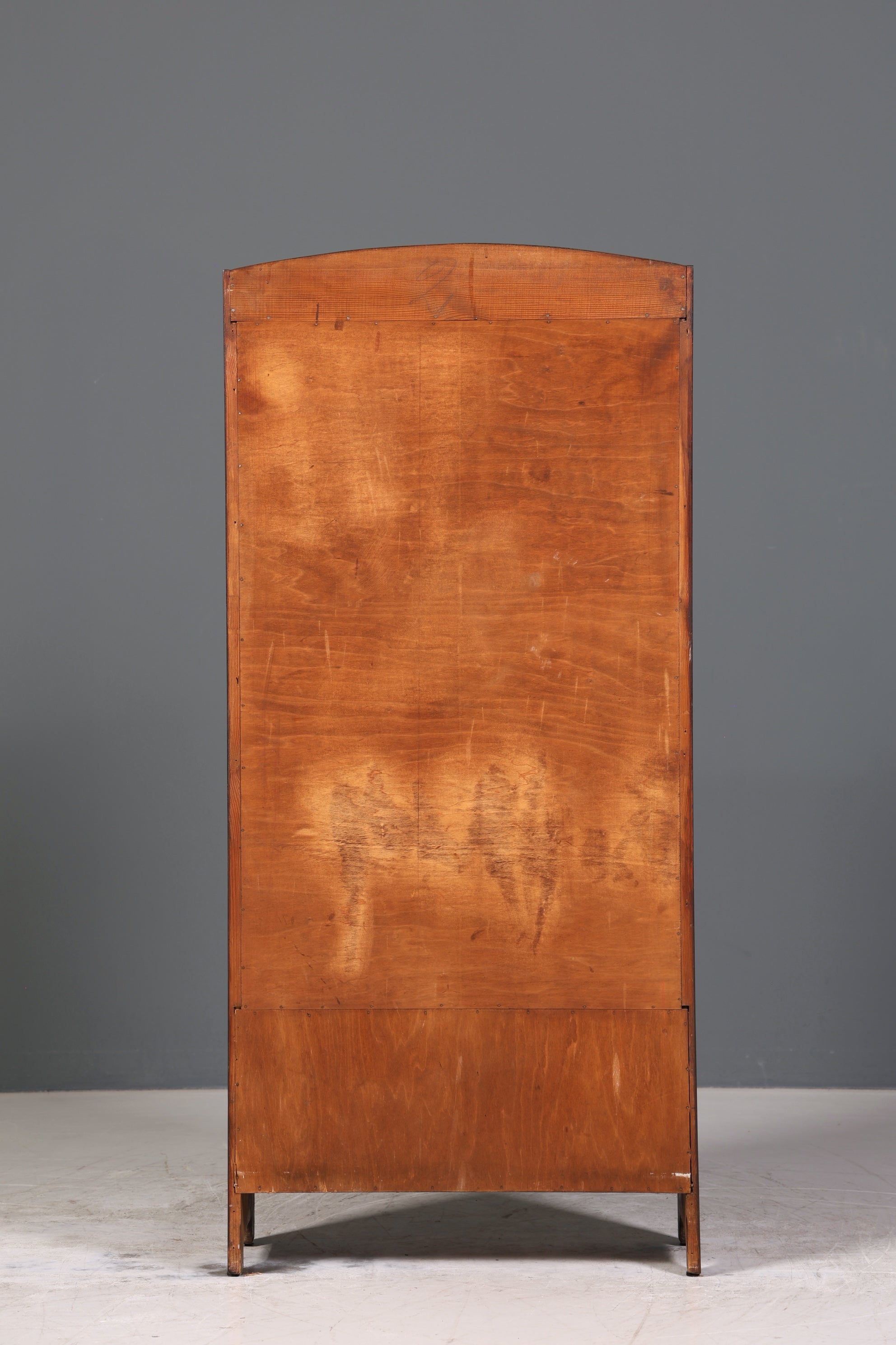 Traumhafte Jugendstil Vitrine Antike Holz Bücherschrank Eiche Antik Schrank Geschirrschrank 5 von 6