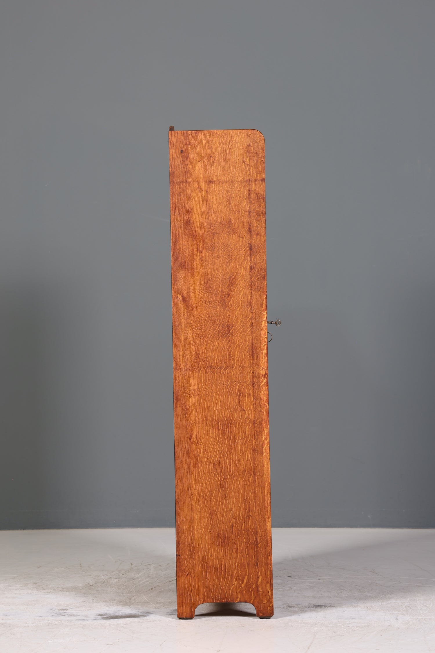 Traumhafte Jugendstil Vitrine Antike Holz Bücherschrank Eiche Antik Schrank Geschirrschrank 5 von 6
