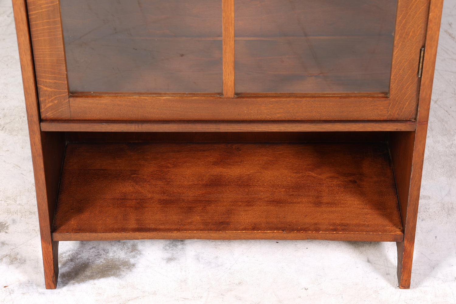 Traumhafte Jugendstil Vitrine Antike Holz Bücherschrank Eiche Antik Schrank Geschirrschrank 5 von 6