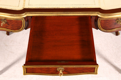 G078 Finish - Louis XV Barock Schreibtisch usw. Messing Zarge, Preis muss ich noch recherchieren