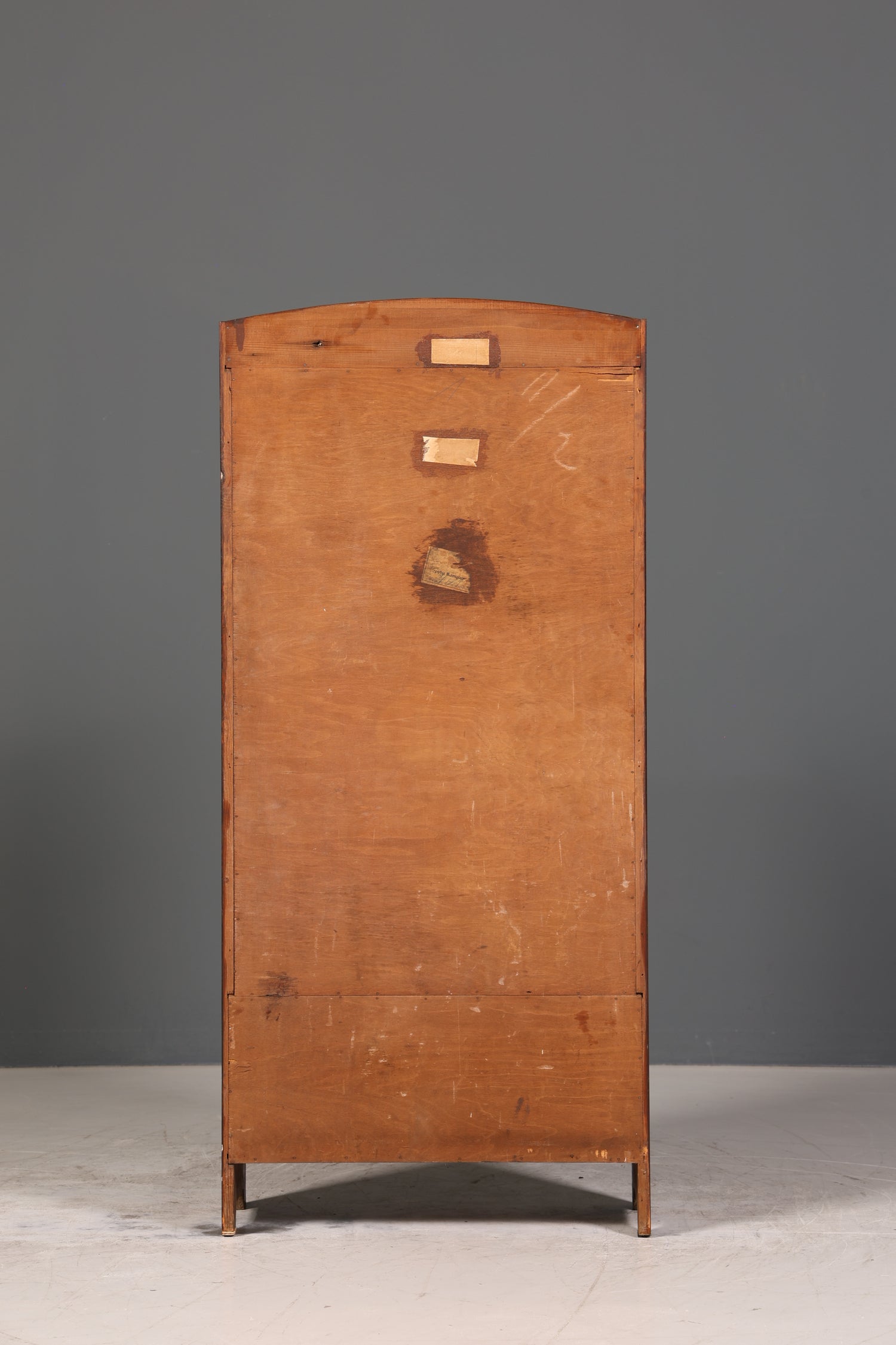 Traumhafte Jugendstil Vitrine Antike Holz Bücherschrank Eiche Antik Schrank Geschirrschrank 6 von 6