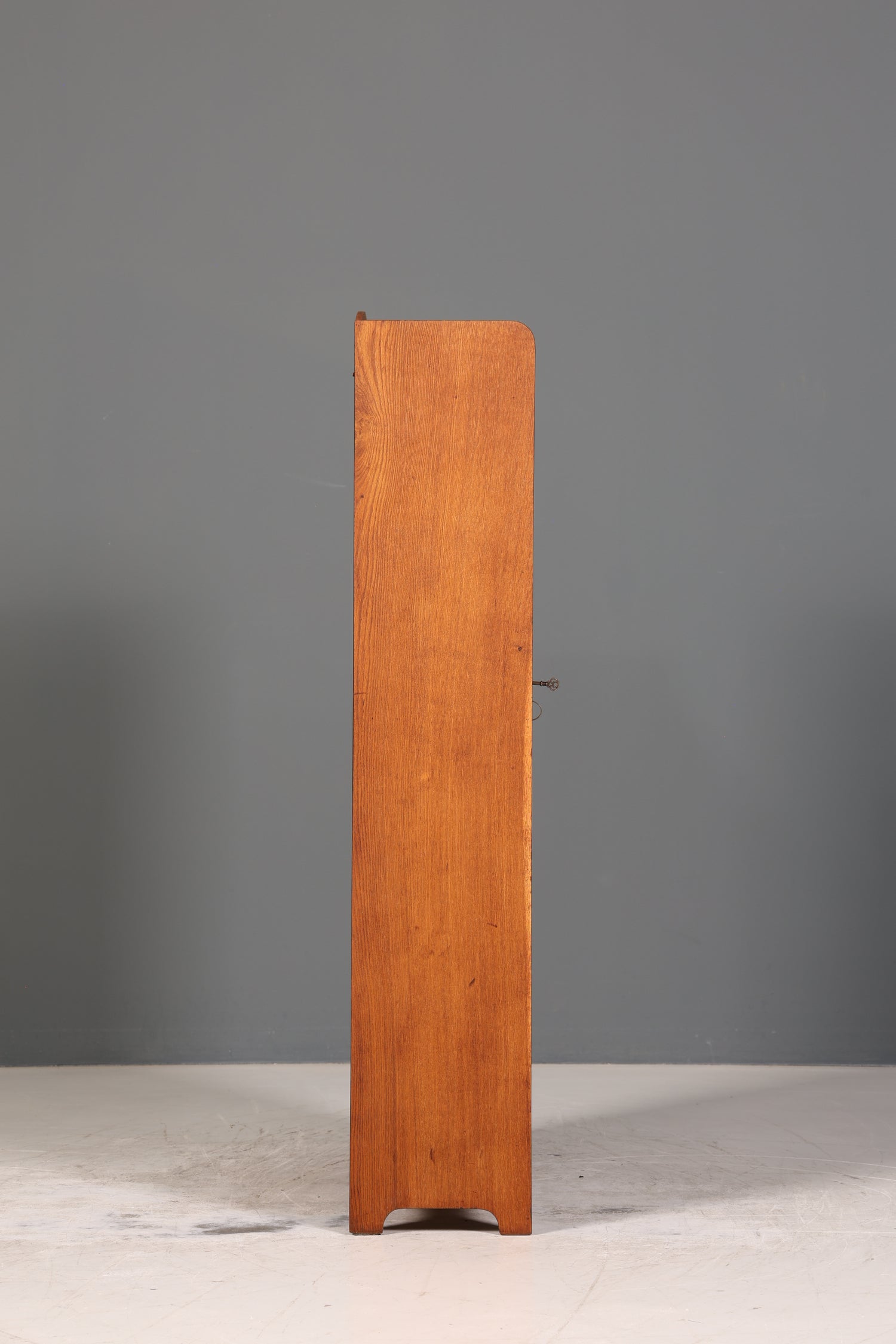 Traumhafte Jugendstil Vitrine Antike Holz Bücherschrank Eiche Antik Schrank Geschirrschrank 6 von 6