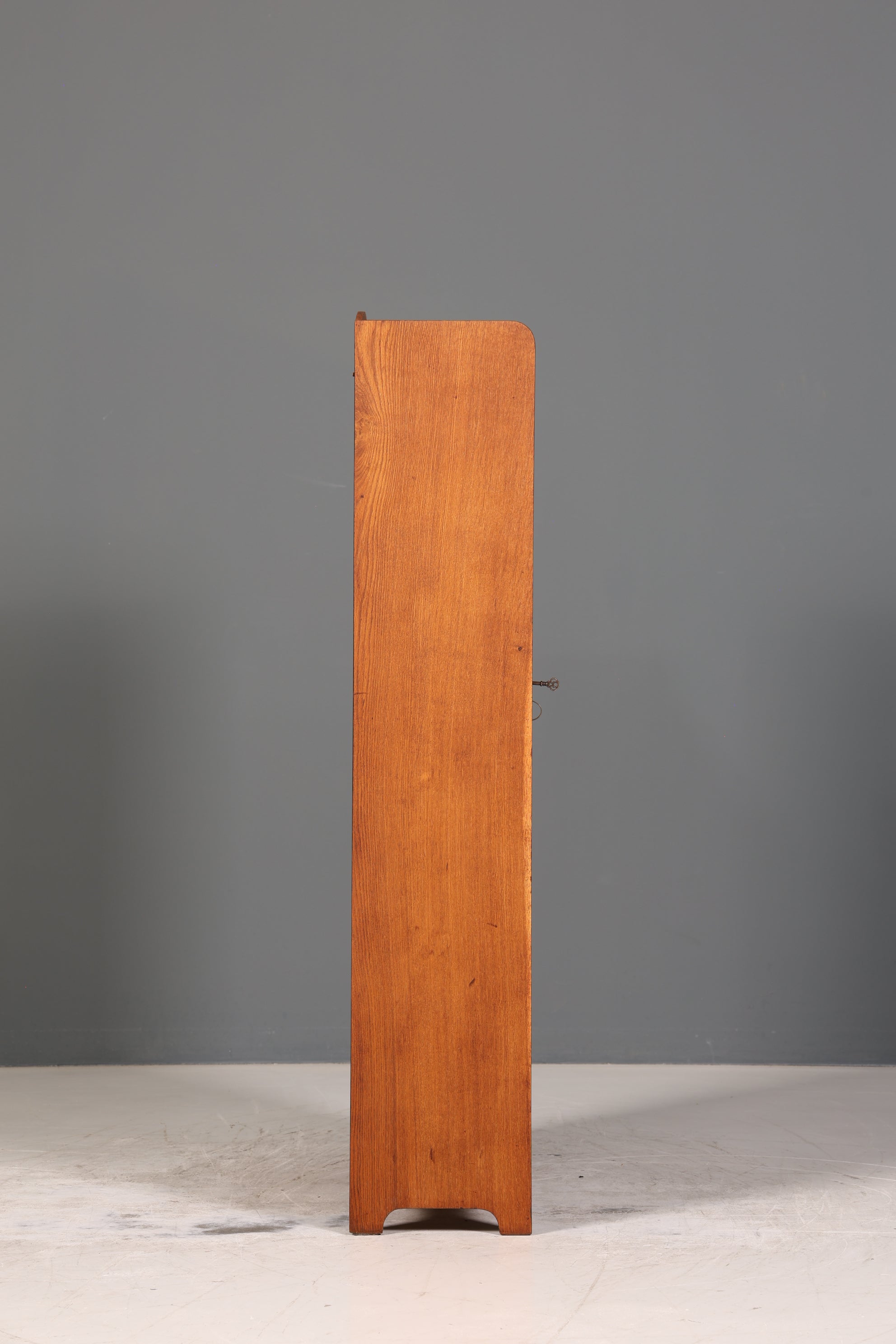 Traumhafte Jugendstil Vitrine Antike Holz Bücherschrank Eiche Antik Schrank Geschirrschrank 6 von 6