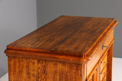 Wunderschöner Biedermeier Sekretär Vertiko Louis Philippe Highboard Kommode Schubladenkommode