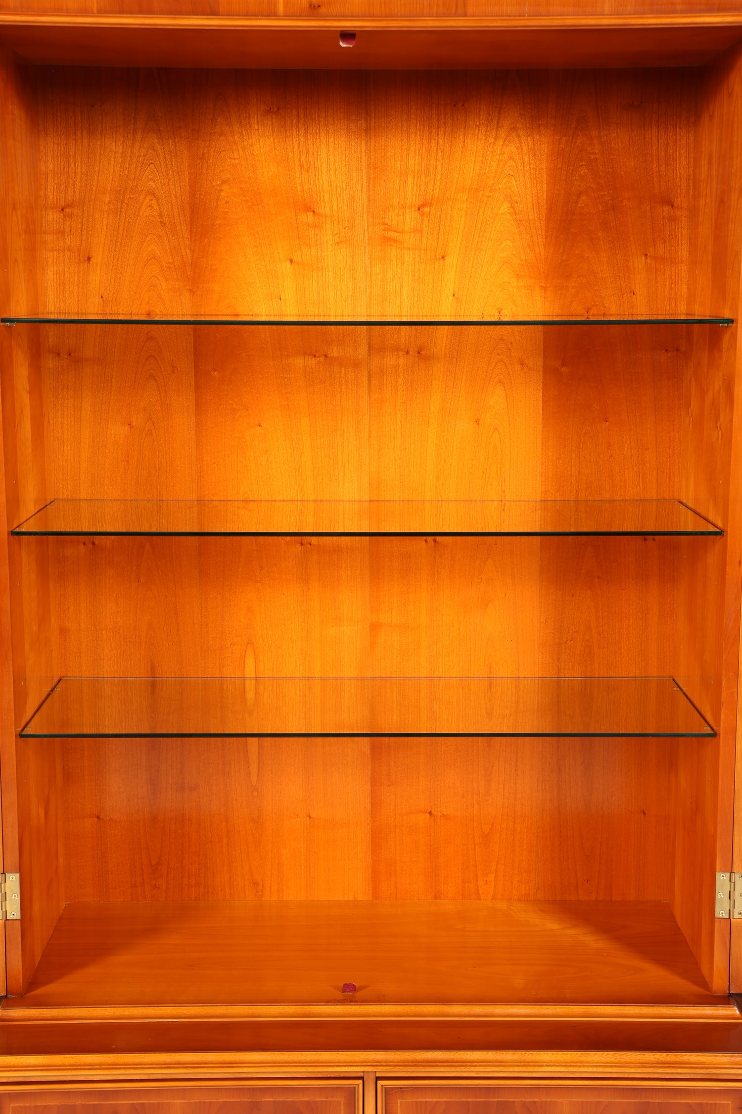 Wunderschöne Englische Vitrine Eibe Bücherschrank Heldense Stil Buffet Antik Stil Glasvitrine 1 vom 2