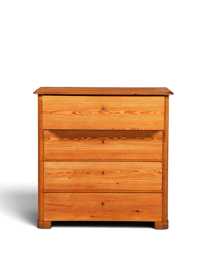 Stilvolle Biedermeier Kommode Antik Schrank Schubladenkommode Weichholz Wäschekommode