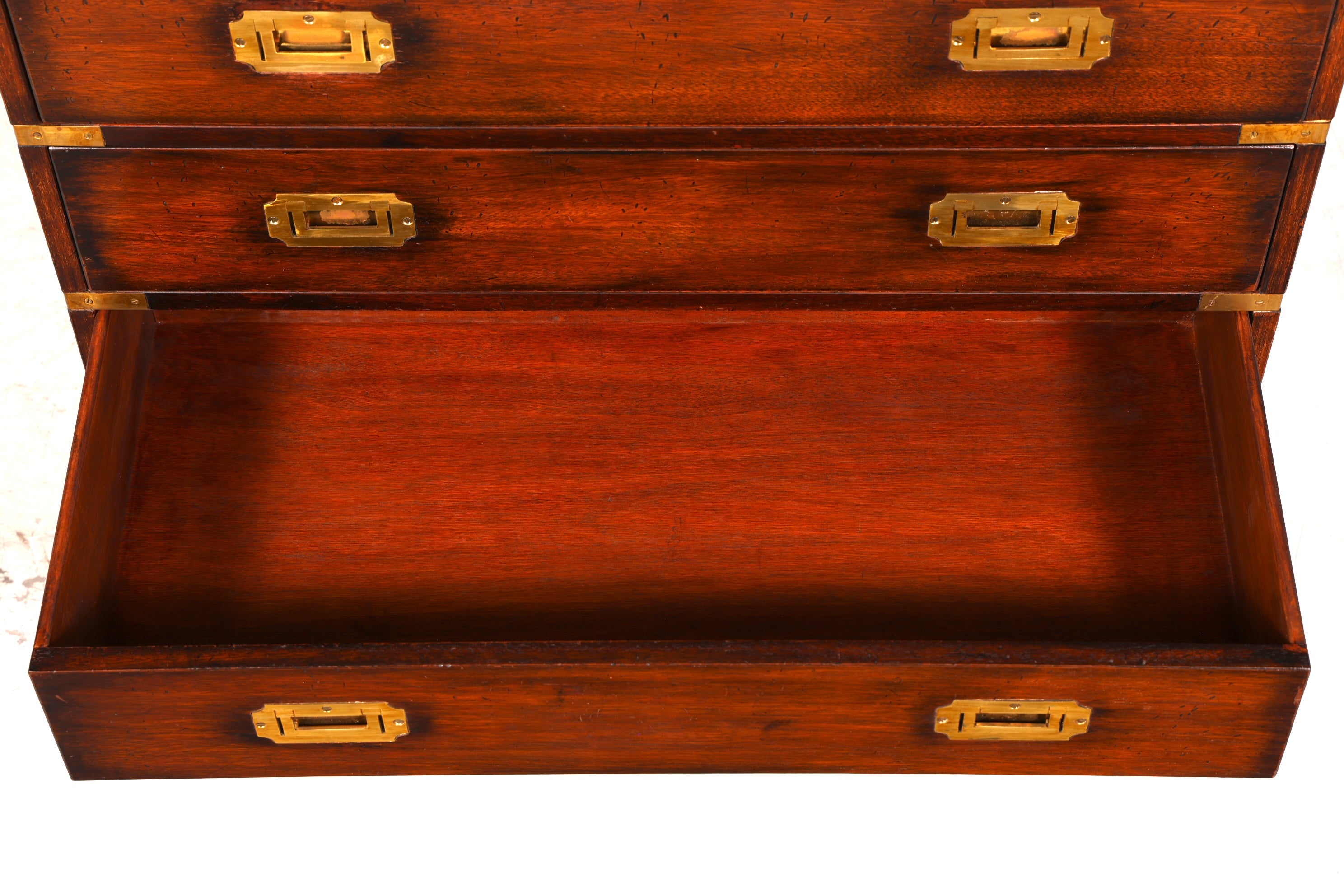 Wunderschöne Maritime Kommode Englisch Military Chest Schrank Schubladenkommode Wäschekommode