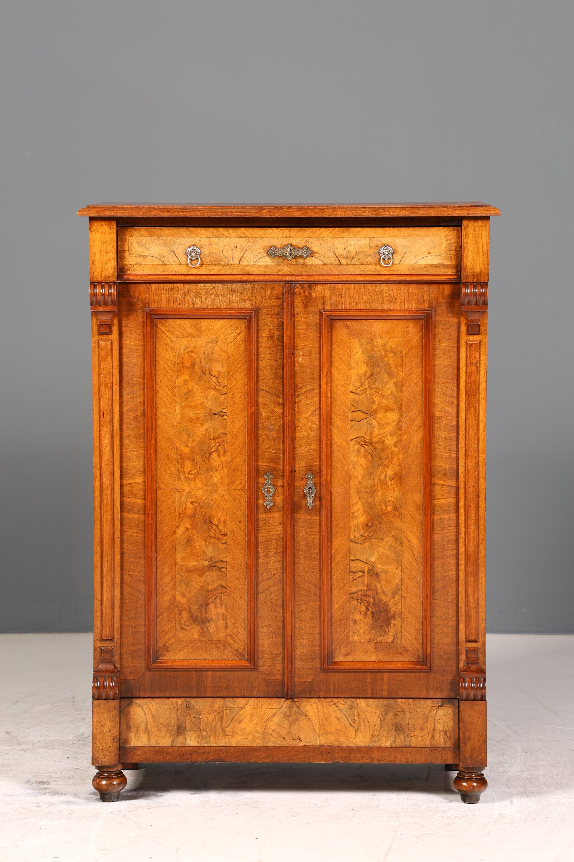 Wunderschönes Gründerzeit Vertiko Jugendstil Schrank Antik Highboard Kommode