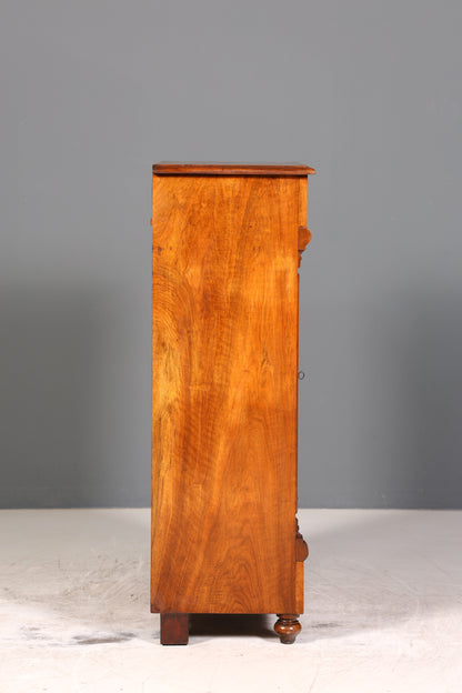 Wunderschönes Gründerzeit Vertiko Jugendstil Schrank Antik Highboard Kommode