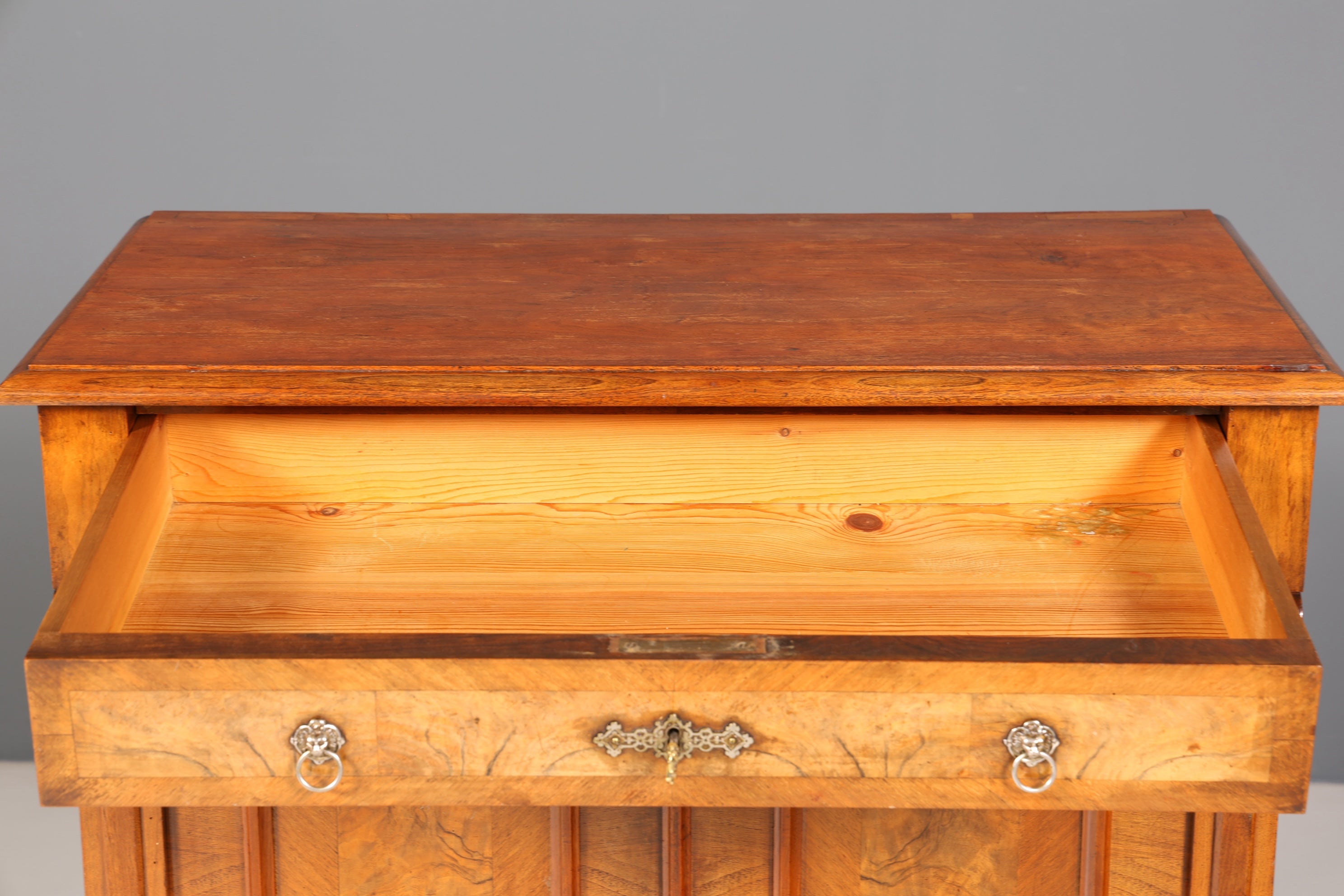 Wunderschönes Gründerzeit Vertiko Jugendstil Schrank Antik Highboard Kommode