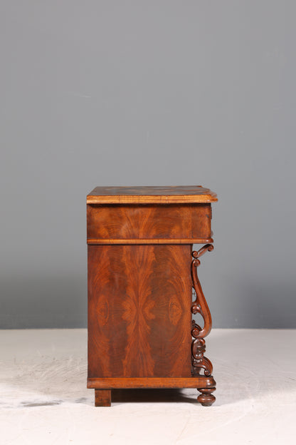 Traumhafte Louis Philippe Kommode Biedermeier Antik Schrank Sideboard um 1880