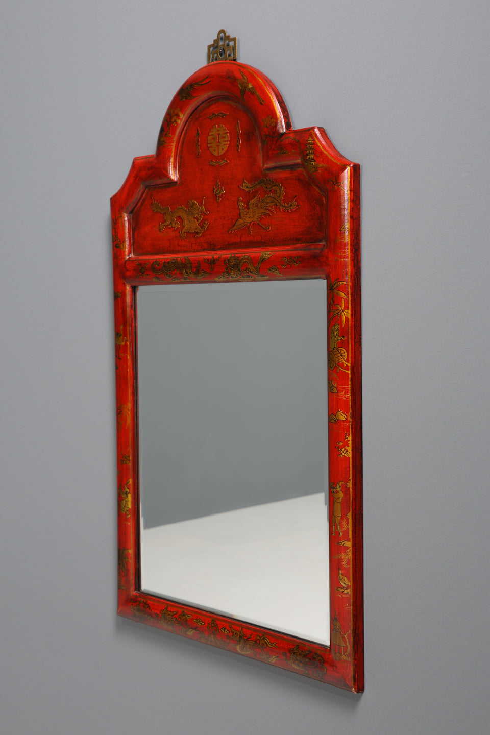Wunderschöner Chinesischer Wandspiegel Asiatischer Spiegel