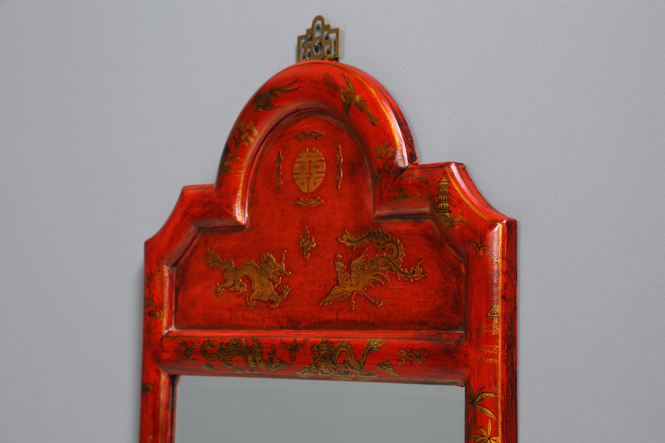 Wunderschöner Chinesischer Wandspiegel Asiatischer Spiegel