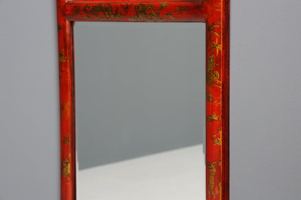 Wunderschöner Chinesischer Wandspiegel Asiatischer Spiegel