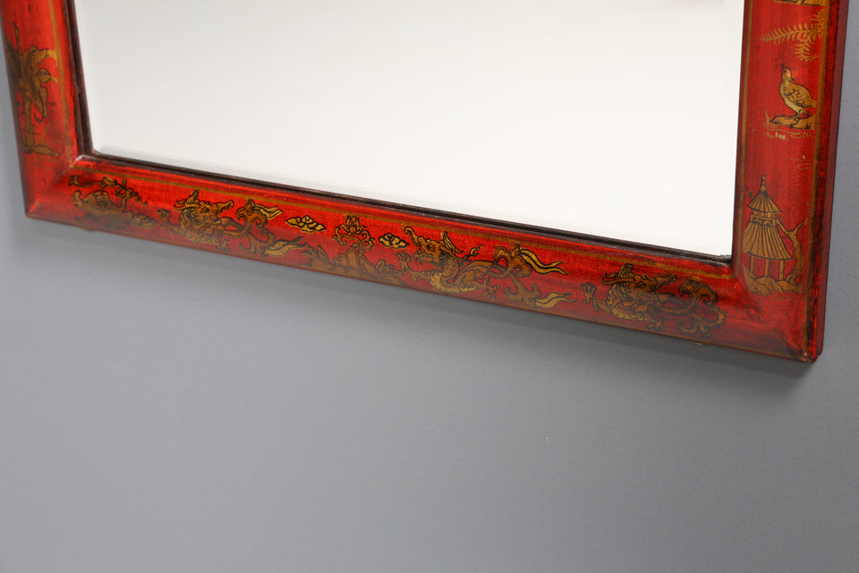 Wunderschöner Chinesischer Wandspiegel Asiatischer Spiegel