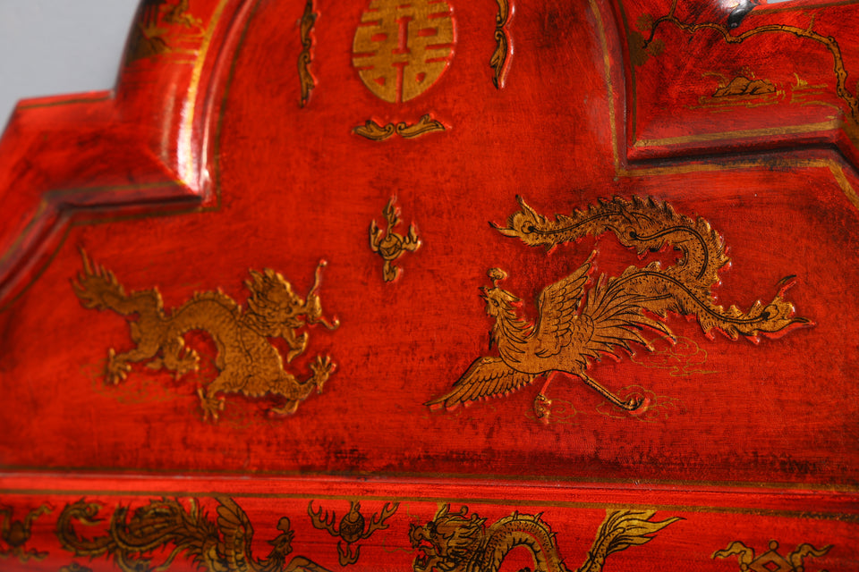 Wunderschöner Chinesischer Wandspiegel Asiatischer Spiegel