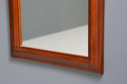 Wunderschöner brauner Holz Wandspiegel
