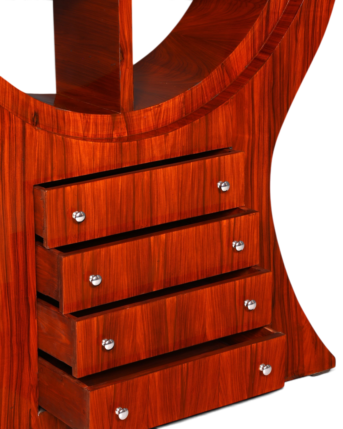 Aussergewöhnliches Art Deco Design Bücherregal Luxus Regal Kommode Buc
