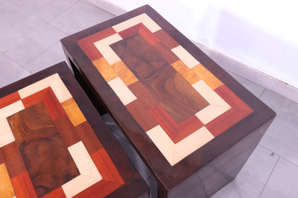 Edler Art Deco Stil Beistelltische 3er Satz Ablage Kult Ablage 2 von 2