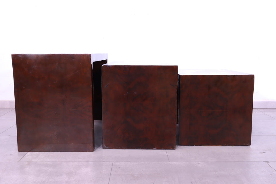 Edler Art Deco Stil Beistelltische 3er Satz Ablage Kult Ablage 2 von 2