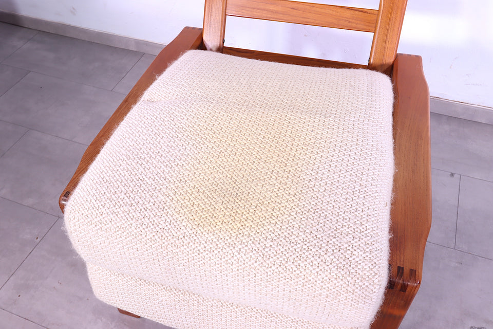Mid Century Sessel Danish Design Teak Holz Relax Sessel