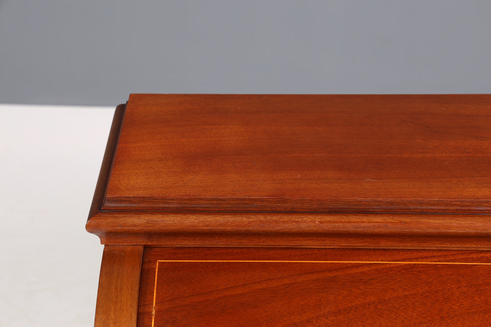 Stilvoller Spätbiedermeier Sekretär massiv Holz Louis Philippe Antik Kommode