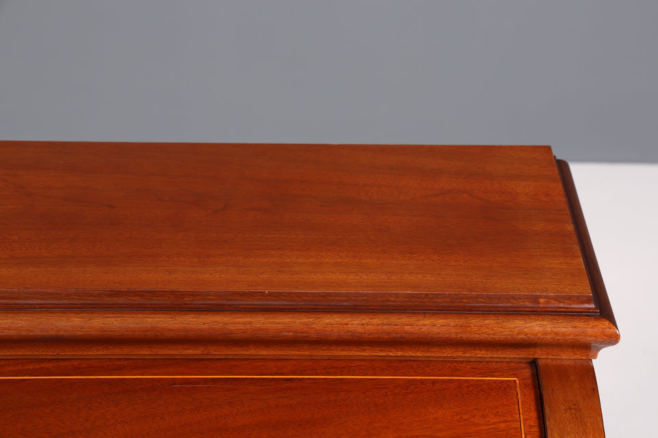 Stilvoller Spätbiedermeier Sekretär massiv Holz Louis Philippe Antik Kommode