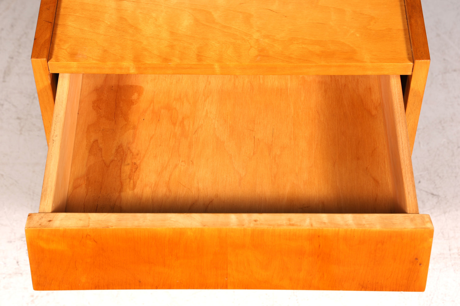 Schlichte Mid Century Kommode Vintage Klappschränkchen Danish Design Nachttisch 1 von 2