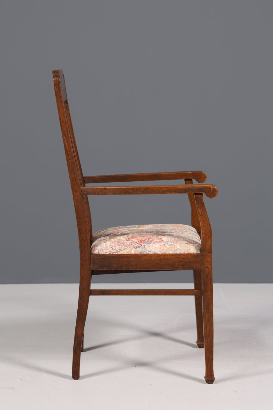 Wunderschöner Jugendstil Armlehn Stuhl Sessel Antik um 1910 Eiche 1 von 2