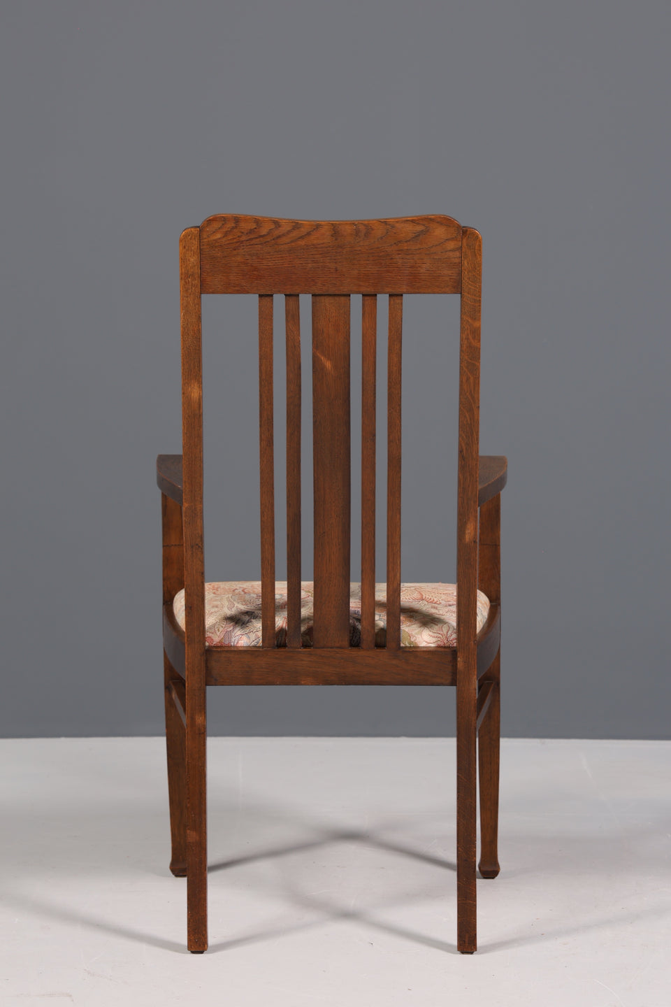 Wunderschöner Jugendstil Armlehn Stuhl Sessel Antik um 1910 Eiche 1 von 2
