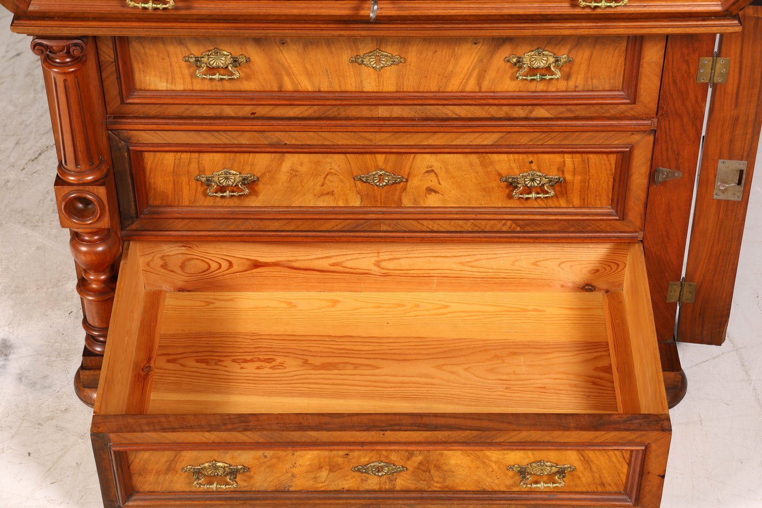 Wunderschöne Gründerzeit Kommode Jugendstil Antik Sideboard Schubladenkommode