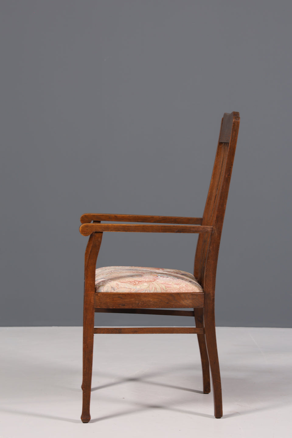 Wunderschöner Jugendstil Armlehn Stuhl Sessel Antik um 1910 Eiche 2 von 2