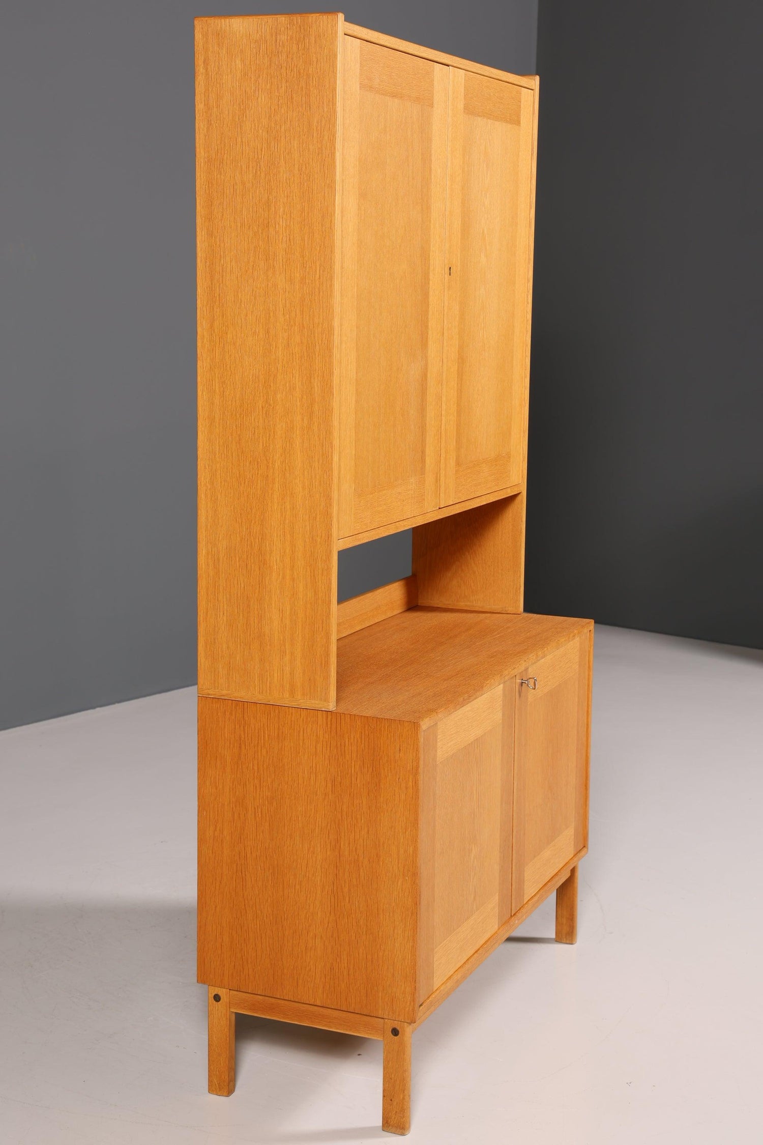 Stilvoller Mid Century Schrank Vintage Highboard Retro Regal Kommode 60er Jahre