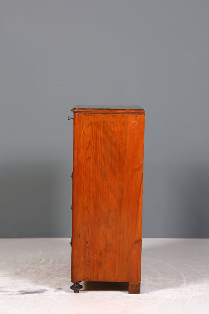 Wunderschöner Biedermeier Sekretär um 1875 Vertiko Antik Kommode Office Schreibkommode