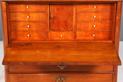 Wunderschöner Biedermeier Sekretär um 1875 Vertiko Antik Kommode Office Schreibkommode