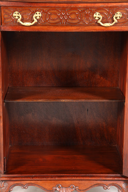 Filigrane Chippendale Vitrine Regal Barock Stil Schrank Antik Jugendstil Glasvitirne