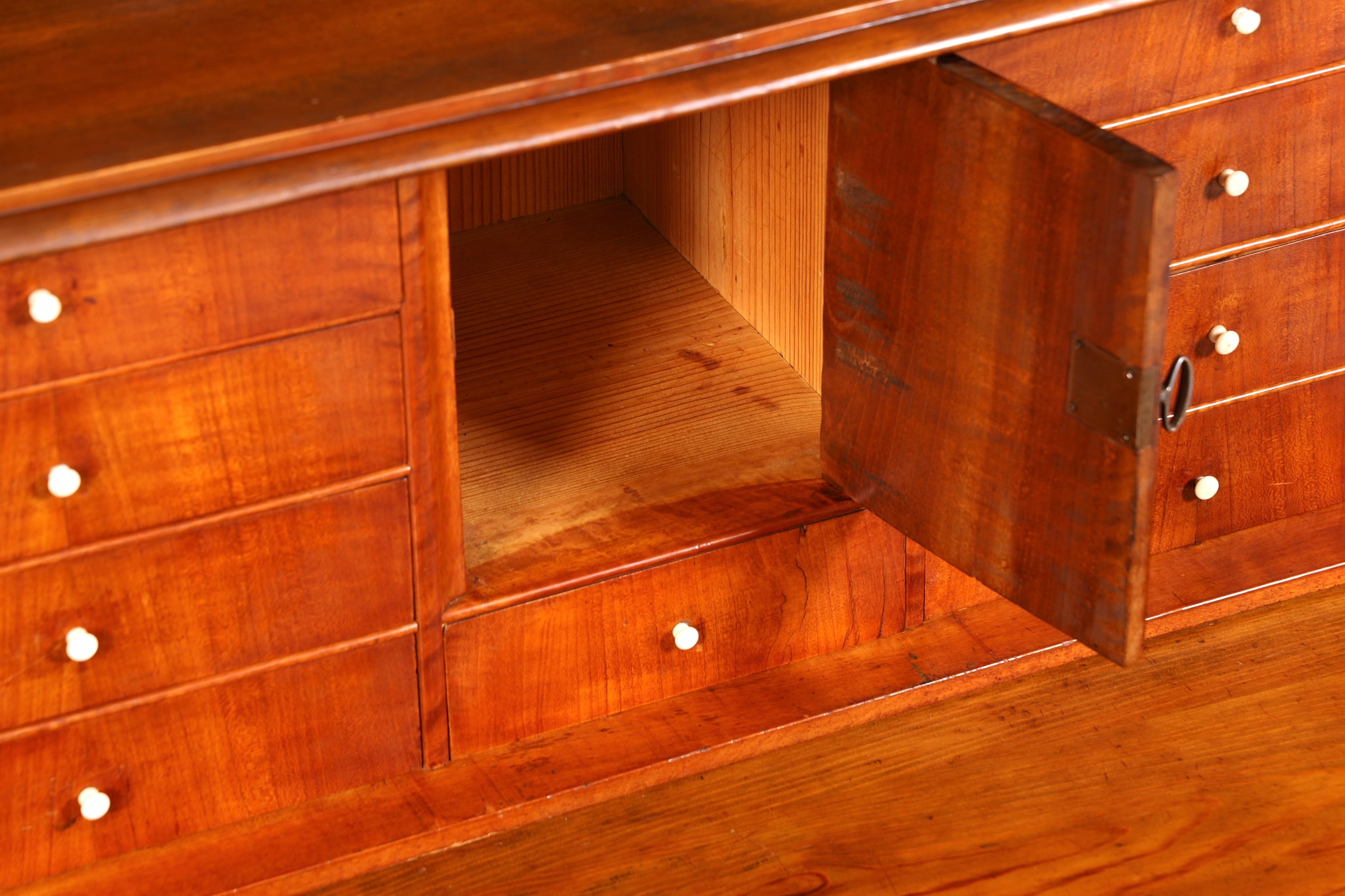 Wunderschöner Biedermeier Sekretär um 1875 Vertiko Antik Kommode Office Schreibkommode