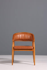 Edler Korbgeflecht Esszimmer Stuhl "Malibu Brown" Küchenstuhl Armlehnstuhl Buche Sekretär Stuhl